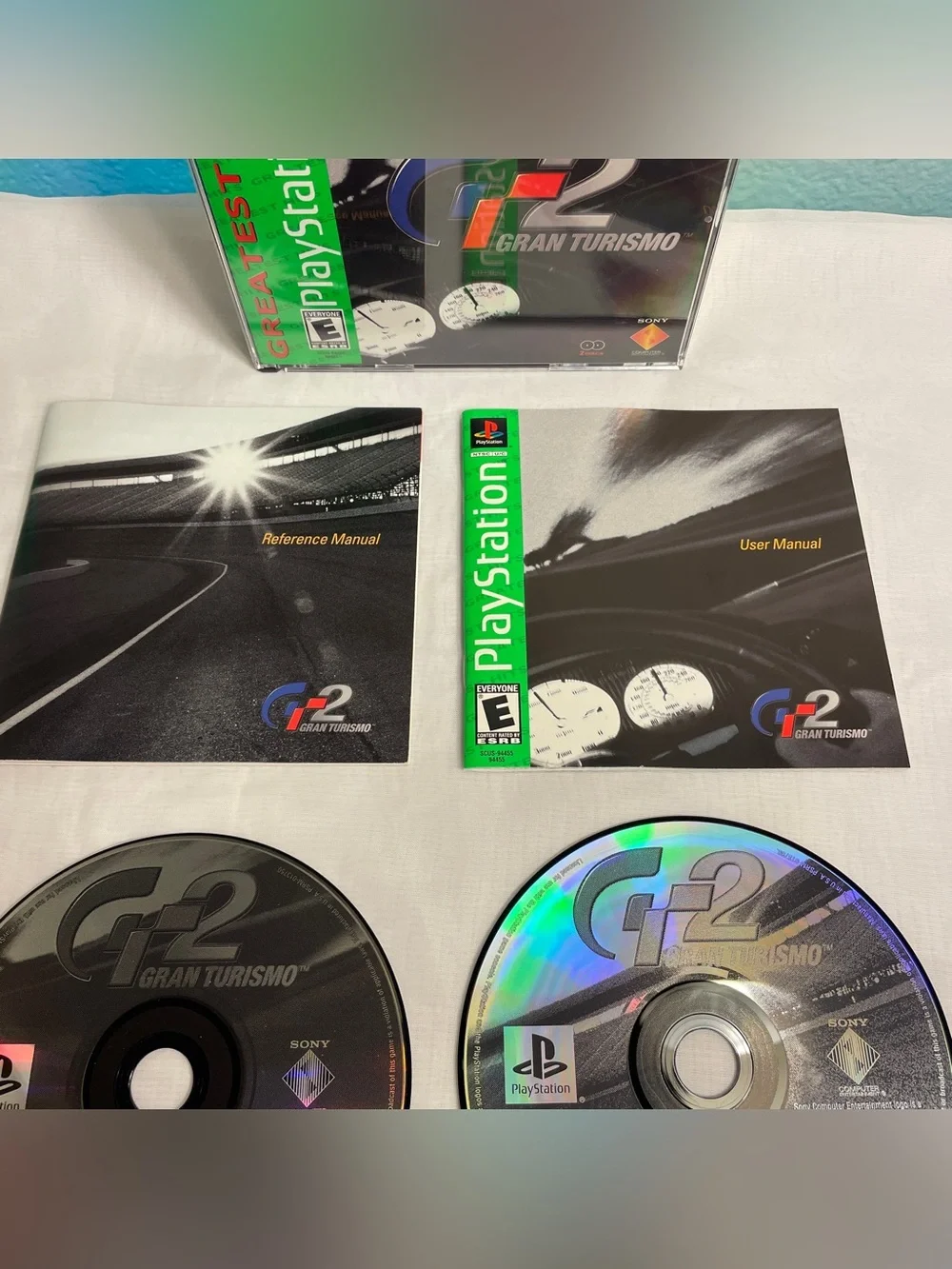 Gran Turismo 2 Greatest Hits (PS1 Sony 1999) Complete W/Manual & Tested Works